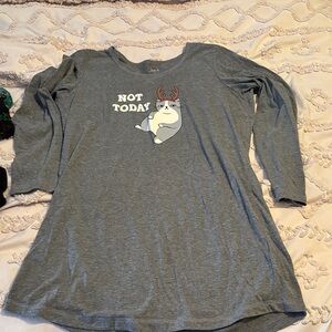 Jenni Heather Gray Nightshirt